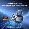 M32 Single Ear-Clip Wireless Earphone - Black
