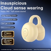 M32 Single Ear-Clip Wireless Earphone - Nude