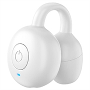 M32 Single Ear-Clip Wireless Earphone - White