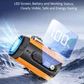 M376 Portable Waist Fan with Semiconductor Ice-Cooling - Orange / Black