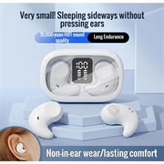 M51 Mini Wireless Earphones for Side Sleepers - White