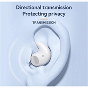 M51 Mini Wireless Earphones for Side Sleepers - White