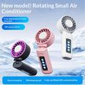 M814 Foldable TEC Cooling Fan with Dynamic Display - 3000mAh - White