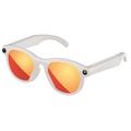 M88 Styilsh Smart AI Glasses with 2MP Camera and Voice Assistant - White