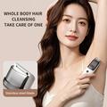 MNQ-X8816 Electric Body Hair Trimmer with Vacuum - White