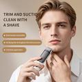 MNQ-X8816 Electric Body Hair Trimmer with Vacuum - White