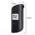 MR689 Portable Breath Alcohol Tester - Voice Alerts, 5 Mouthpieces, English Version - Black