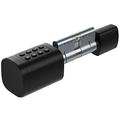 MS001-B-BLU Smart Door Lock Cylinder with Fingerprint and Card Access - Black