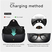 MT5 Ultra Smart Glasses with 2000mAh Charging Case