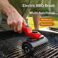MY-118 Electric Cordless BBQ Grill Brush - Red / Black