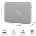 MacBook Pro/Air 15" Haweel HWL7016 Laptop Sleeve - Grey
