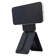 MagSafe-Compatible Stand / Selfie Stick with Card Holder for iPhone - Black