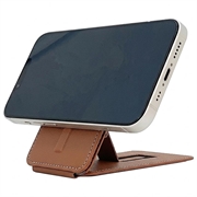 MagSafe-Compatible Stand / Selfie Stick with Card Holder for iPhone - Brown