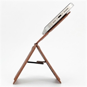 MagSafe-Compatible Stand / Selfie Stick with Card Holder for iPhone - Brown
