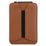 MagSafe-Compatible Stand / Selfie Stick with Card Holder for iPhone - Brown