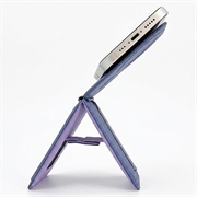 MagSafe-Compatible Stand / Selfie Stick with Card Holder for iPhone - Purple