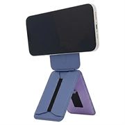 MagSafe-Compatible Stand / Selfie Stick with Card Holder for iPhone - Purple