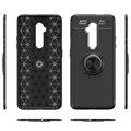 OnePlus 7T Pro Magnet Ring Grip / Kickstand Case - Black