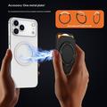 Magnetic Card Holder with Ring Kickstand - Black