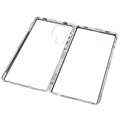 Samsung Galaxy S22 Ultra 5G Magnetic Case with Tempered Glass - Silver