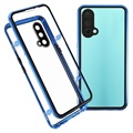 OnePlus Nord CE 5G Magnetic Case with Tempered Glass Back - Blue