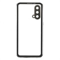 OnePlus Nord CE 5G Magnetic Case with Tempered Glass Back - Silver