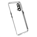 OnePlus Nord CE 5G Magnetic Case with Tempered Glass Back - Silver