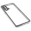 OnePlus Nord CE 5G Magnetic Case with Tempered Glass Back - Silver