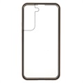 Samsung Galaxy S22 5G Magnetic Case with Tempered Glass - Gold