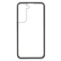 Samsung Galaxy S22 5G Magnetic Case with Tempered Glass - Silver