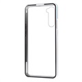 OnePlus Nord Magnetic Case with Tempered Glass - Silver