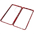 Samsung Galaxy A53 5G Magnetic Case with Tempered Glass - Red