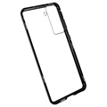 Samsung Galaxy S21 FE 5G Magnetic Case with Tempered Glass - Black