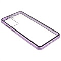 Samsung Galaxy S21 FE 5G Magnetic Case with Tempered Glass - Purple