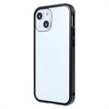 iPhone 13 Magnetic Case with Tempered Glass - Black