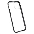 iPhone 13 Magnetic Case with Tempered Glass - Black