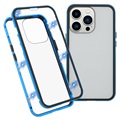 iPhone 13 Pro Magnetic Case with Tempered Glass - Blue