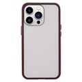 iPhone 13 Pro Magnetic Case with Tempered Glass - Red