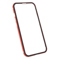 iPhone 13 Pro Magnetic Case with Tempered Glass - Red