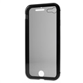 iPhone 7/8/SE (2020)/SE (2022) Magnetic Case with Tempered Glass - Black