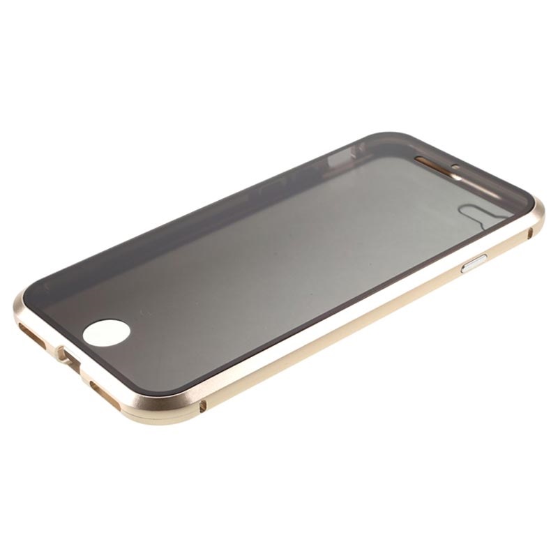 iPhone 7/8/SE (2020)/SE (2022) Case with Tempered Glass Gold