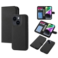 iPhone 14 Plus Magnetic Detachable Wallet Case - Black