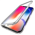 iPhone X Magnetic Case with Tempered Glass Back - Grey