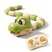 Magnetic Snake RC Game Toy - Remote Control, Modular Body, 4 Game Modes - Green