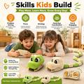 Magnetic Snake RC Game Toy - Remote Control, Modular Body, 4 Game Modes - Beige