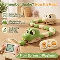 Magnetic Snake RC Game Toy - Remote Control, Modular Body, 4 Game Modes - Beige