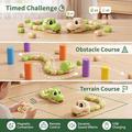 Magnetic Snake RC Game Toy - Remote Control, Modular Body, 4 Game Modes - Beige