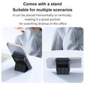 Magnetic Wireless Power Bank with USB-C and Lightning Cables - 10000mAh/15W (Open-Box Satisfactory) - Black