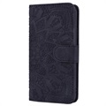 Mandala Series iPhone 11 Wallet Case with Stand - Black