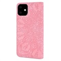 Mandala Series iPhone 11 Wallet Case with Stand - Pink